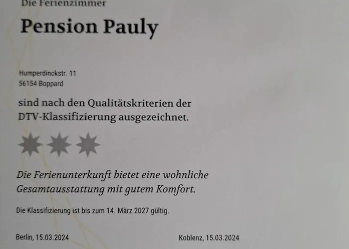 Casa de hóspedes Pauly Boppard